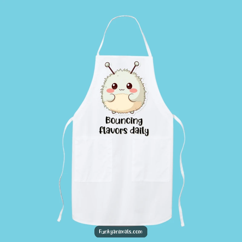 Funny Fuzzy Creature Apron: Cook with Rhythm and Smiles