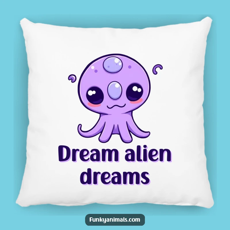 Cozy Funny Alien Wiggle Pillow: Cuddle Up with Cosmic Comfort!