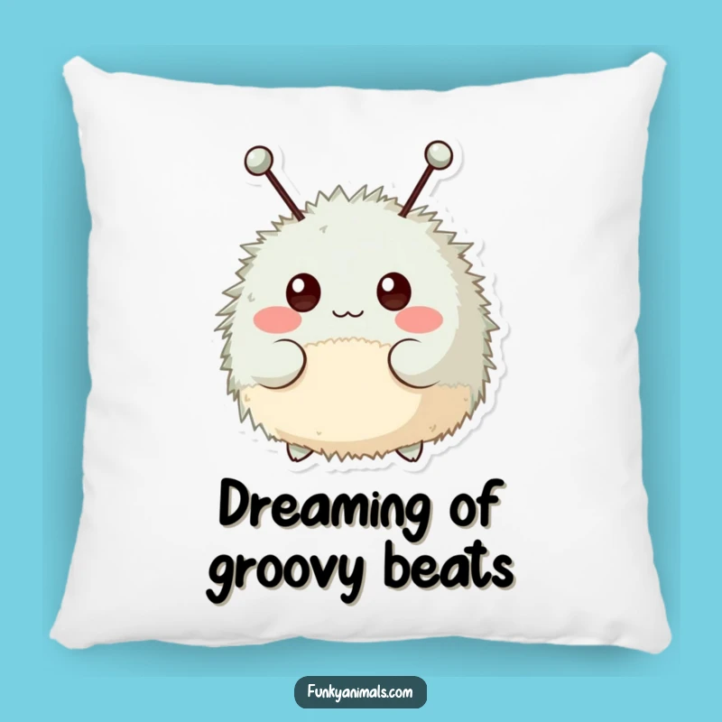 Funny Fuzzy Creature Pillow: Cozy Comfort with a Rhythmic Touch