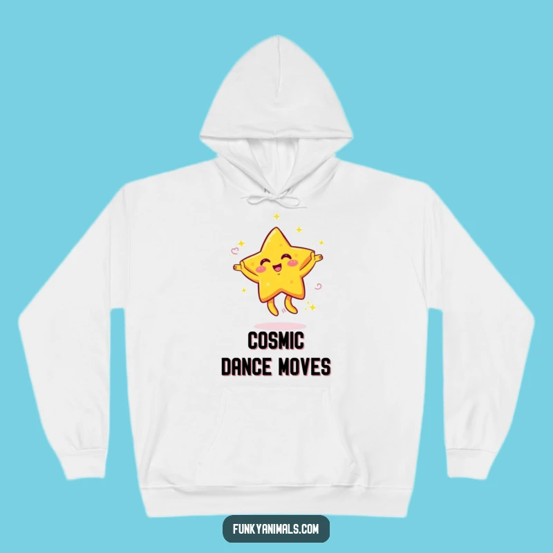 Cozy Funny Dancing Star Hoodie: Stay Warm and Radiant